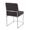 Fuji - Contemporary High Back Dining Chair (Set of 2) - Charcoal - Image 4