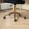 Modern Home Office Desk Chair With Adjustable Height And Swivel Wheels - Black - Image 13