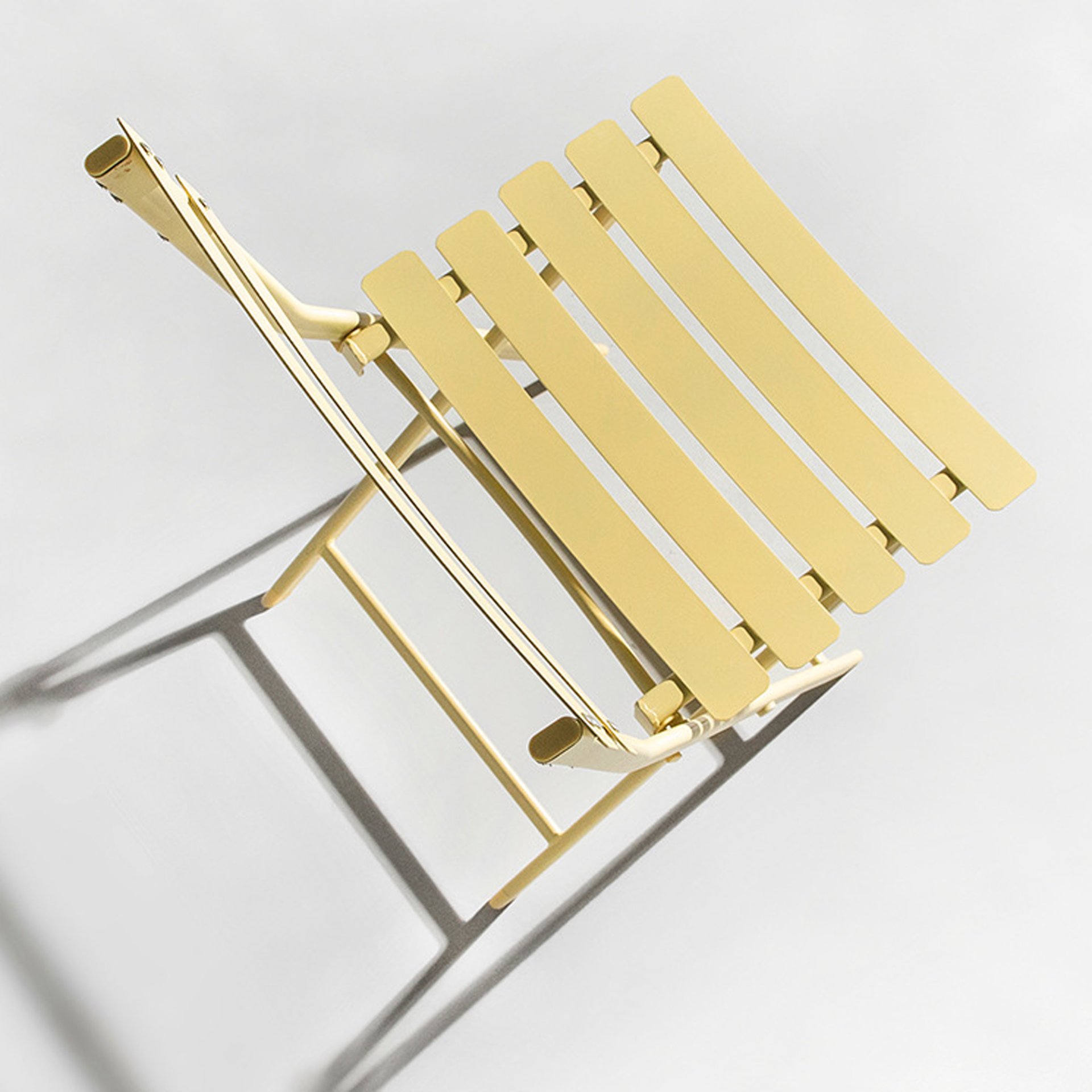 3 Piece Patio Bistro Set Of Foldable Round Table And Chairs - Yellow - Image 14