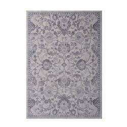 Marfi - 5' X 7' Oriental Area Rug - Gray / Silver