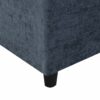 Modern Modular Cloud Sofa Bed, 6 Seat Chenille Sectional Couch Set With Ottoman, Free Combination, Convertible U Shaped Sleeper Sofa - Dark Blue - Image 12