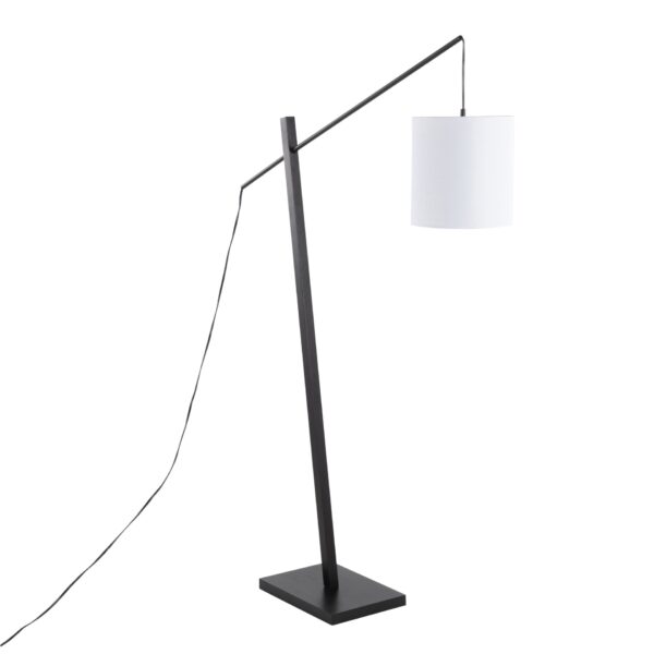 Arturo - Contemporary Floor Lamp - Black / White