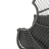 Palos - Outdoor Wicker Glider Chair - Dark Gray - Image 12