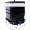 Durable Worm Farm Composting Bin With 4 Tray System For Food Waste Recycling Plastic - Black - Image 2