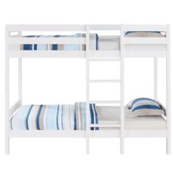 Esin - Twin Twin Bunk Bed - White