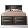 Ireland - Queen Bed With Storage - Gray Oak - Image 2