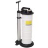 9L Pneumatic/Manual Oil Extractor Pump For Automotive Fluids - White / Black - Image 2