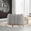 Soft Bean Bag Chair With High Resilient Foam (Chips) - Gray - Image 4