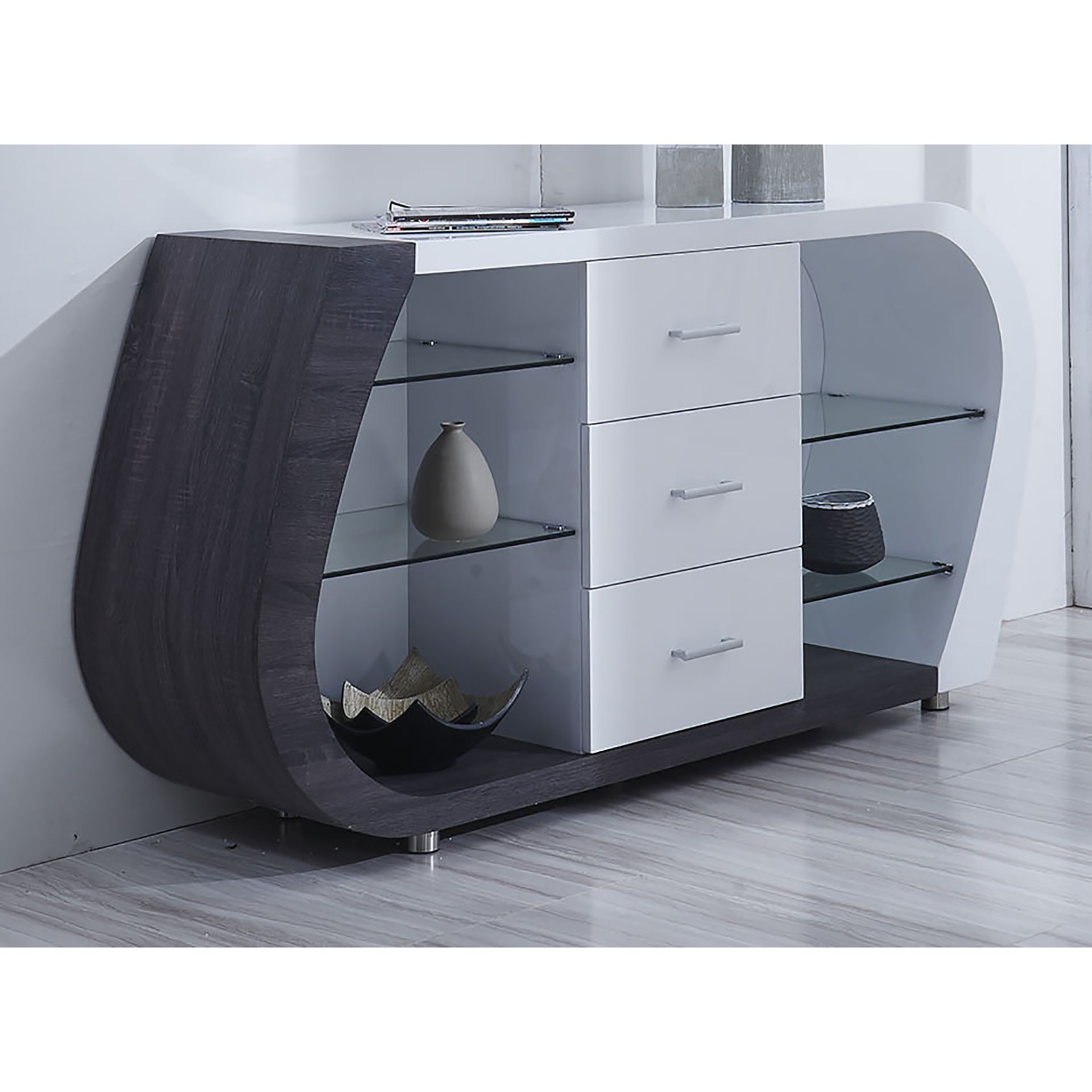 Anne - Buffet - White / Gray - Image 2