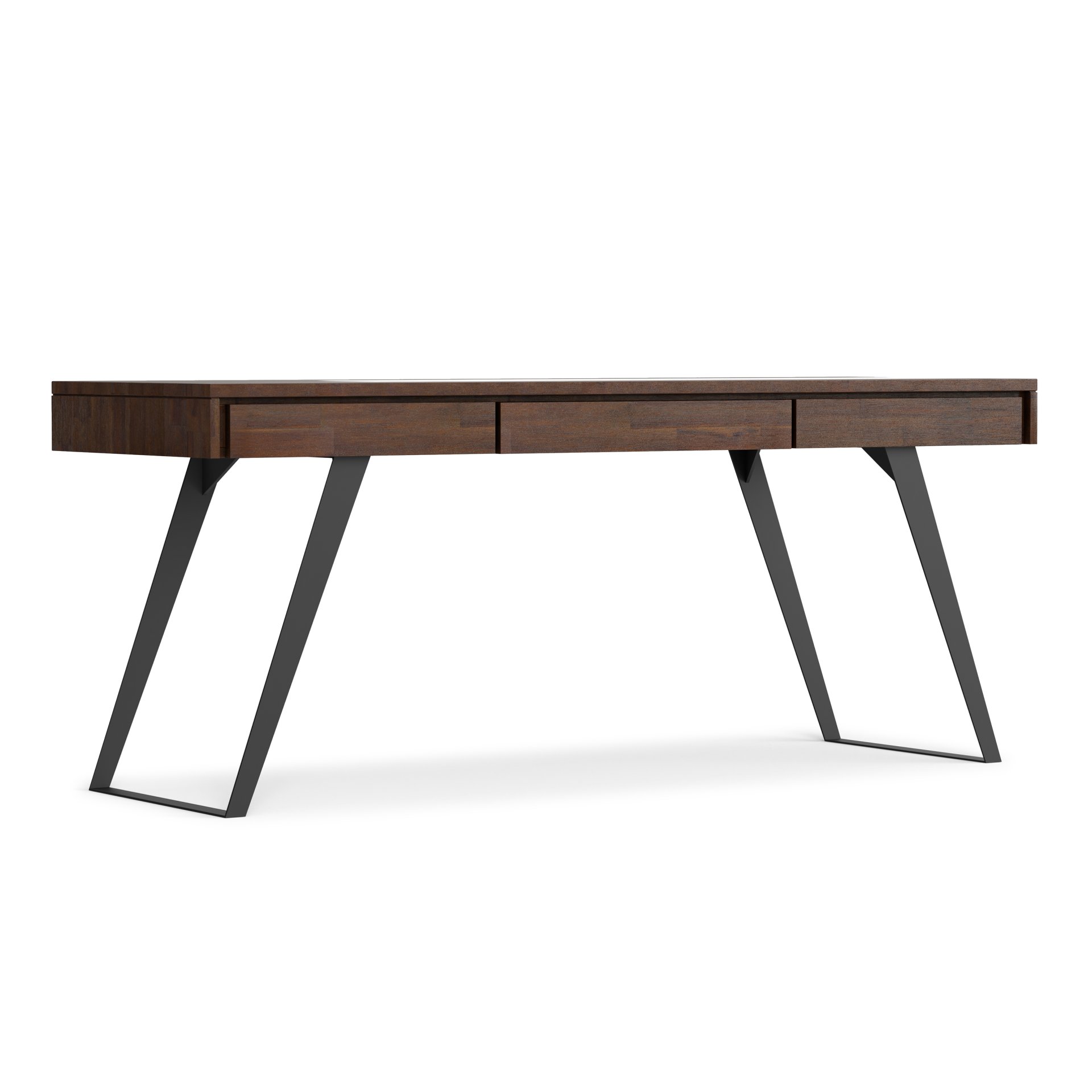 Lowry - Large Desk - Distressed Charcoal Brown - Image 8