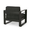 Maya Bay - Club Chair Modern Outdoor Seating - Dark Gray - Image 5