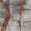 Quarry - 5.25' X 6.5' Abstract Area Rug - Gray / Orange - Image 6