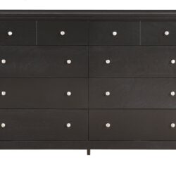Elegant Casual Dresser - Black