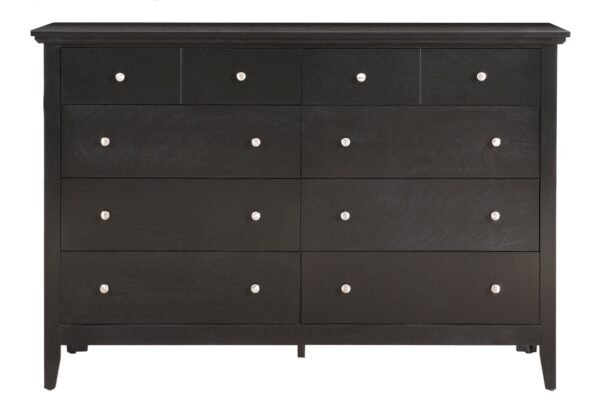 Elegant Casual Dresser - Black