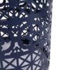 Modern Iron Solar Side Table With Built Light - Dark Blue - Image 13