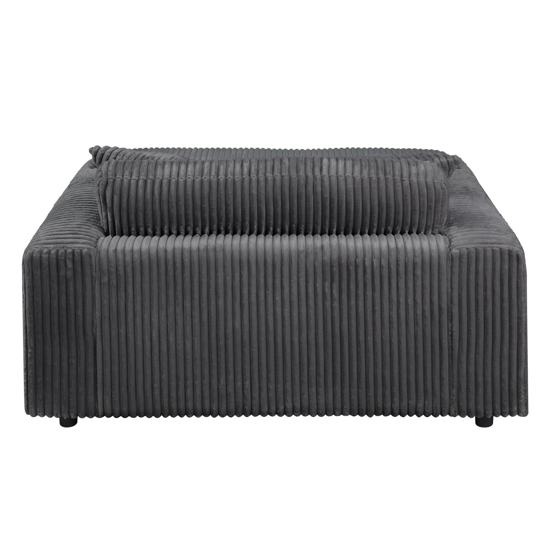 Hilde Chaise - With 2 Pillows - Dark Gray - Image 3