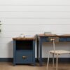 Nantucket - Drawer File - Blue Denim, Whiskey - Image 6