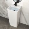 Pedestal Sink 16" For Powder Rooms - White - Image 2