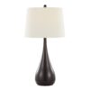 Pebble - Contemporary Table Lamp (Set of 2) - Oil Rubbed Bronze / White - Image 3