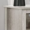 Benito - Wide TV Stand With Open Shelves And Cable Management - Dusty Gray - Image 5