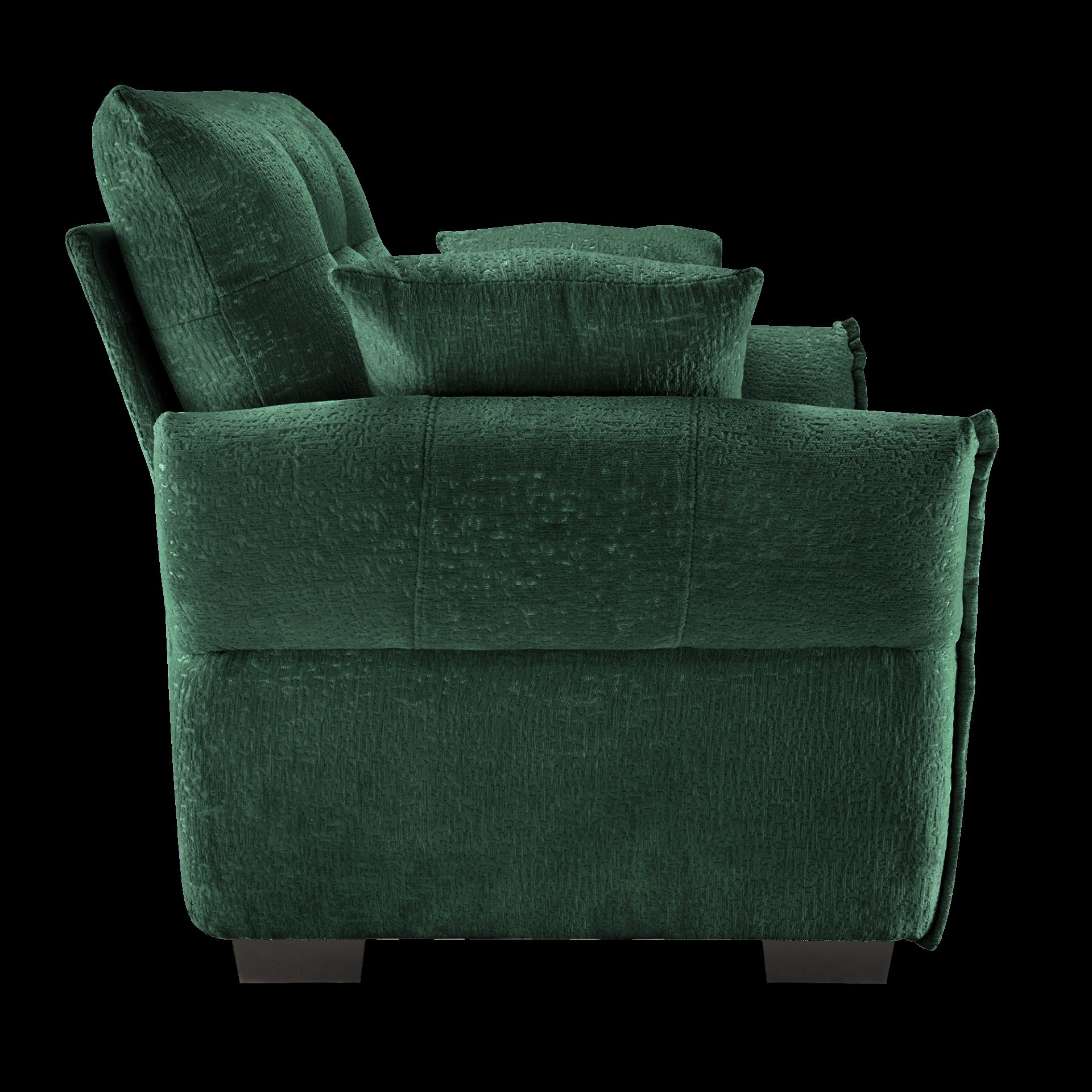 Ergonomic Single Seater Sofa With High Resilience Cushions, Modern Design - Green - Image 5