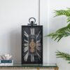 Decorative AndRoman Numeral Table Clock, Home Decor Gear Clock - Multicolor - Image 5