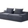 Nimbus - Oversized Full Foam 4 Seater Couch For Living Room Upholstered In Soft Corduroy, Wide Armrests - Gray - Image 2