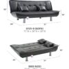 Lionel - Sofa Bed - Black - Image 5