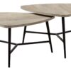 Table Set, Coffee, End, Side, Accent, Living Room / Beige Laminate, Contemporary, Modern (Set of 2) - Taupe - Image 2