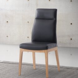 Raquan - Leather Side Chair (Set of 2) - Black Pu