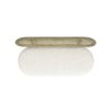 Havana - Cane Upholstered Bench Settee - Ivory White - Image 5