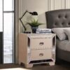 Contemporary Nightstand With Versatility - Pearl - Image 7