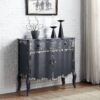 Deianira - Antique Console Cabinet - Gray - Image 6