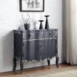 Deianira - Antique Console Cabinet - Gray