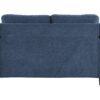 Horatio - Chenille 2 Seater Loveseat - Navy - Image 5