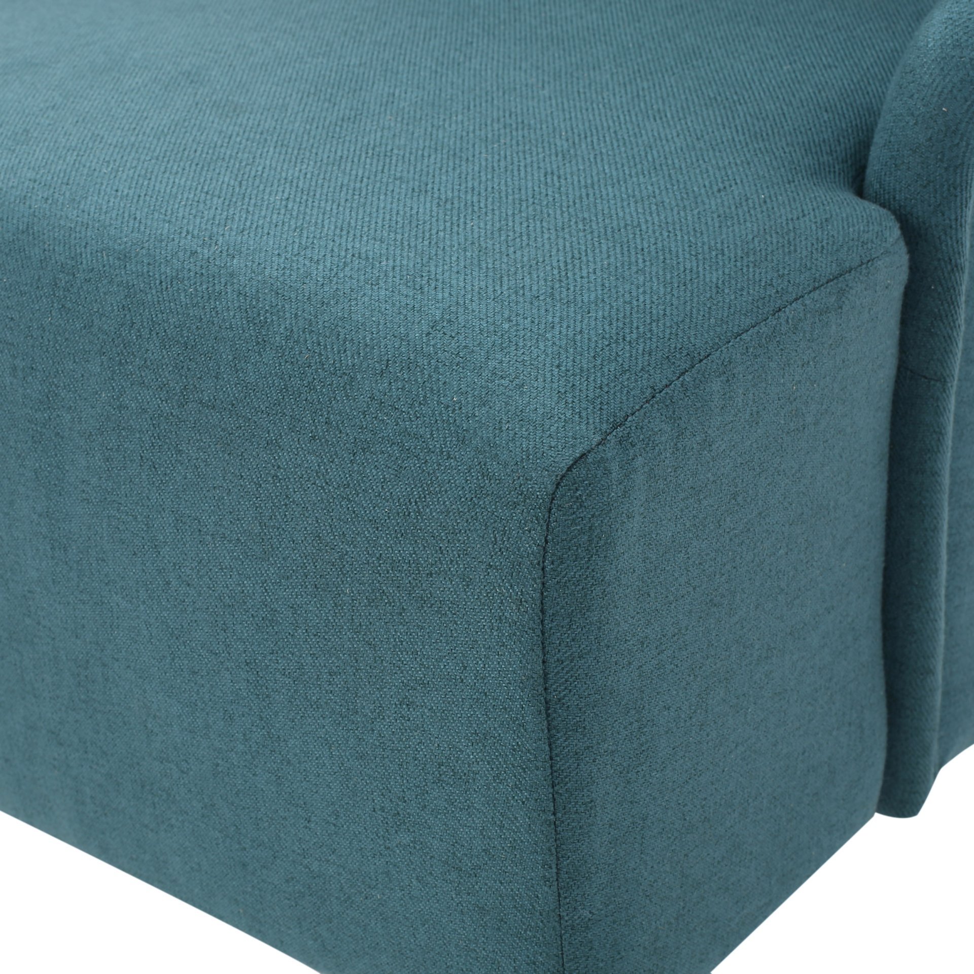 Alight - Upholstered Dining Chair With High Back And Birch Wood Legs - Teal - Image 7