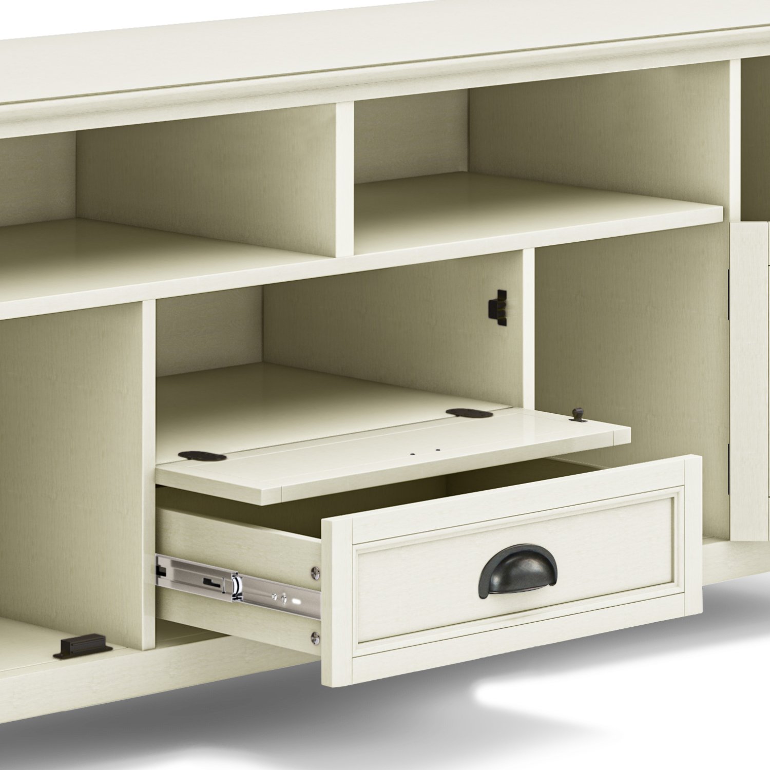 Burlington - TV Media Stand - Antique White - Image 6