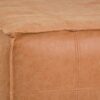 Brody - Large Square Coffee Table Pouf - Distressed Brown - Image 3