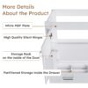 42" Bathroom Vanity Base With Doors And Drawer - White - Image 8