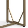 Selma - Metal And Wood Accent Table - Cognac - Image 5