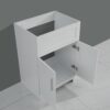 24" White Paint Free Laundry Tub Cabinet With Stainless Steel Combo (Update) - White - Image 7