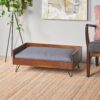Dog Bed With Sleek Hairpin Legs - Reclaimed Oak / Iron - Image 8
