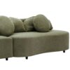 Modern Living Room Sofa Lamb Velvet Upholstered Couch, Furniture For Home Or Office - Green - Image 18