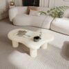 Cloud Shaped Coffee Table For Living Room - Beige - Image 4