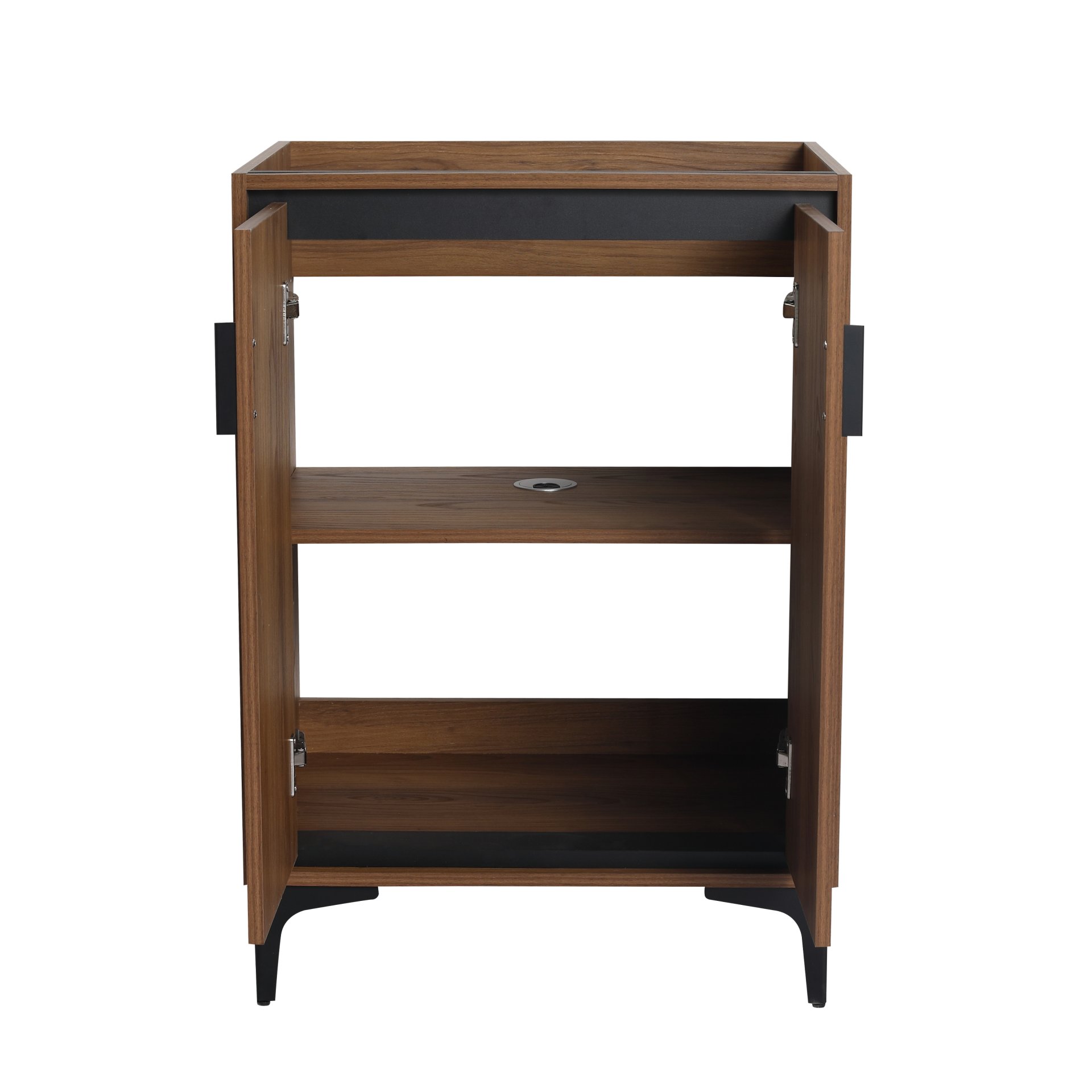 Modern Bathroom Vanity Storage Cabinet With Soft Closing Doors And Construction - Brown - Image 8