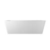 Freestandingn And Solid Surface, Soaking Bathtub For Bathroom - Matte White - Image 4