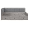 Full Size Daybed With 3 Drawers And 3 Storage Compartments - Gray - Image 18