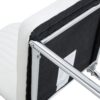 Luxury Simple Chair (Set of 4) Material High Resilience Dining Chair - White / Silver - Image 11