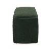 Elegant Long Shaped Storage Ottoman Bench, Boucle Material, Simple And Grand Design - Dark Green - Image 6