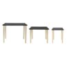 Side Tables (Set of 3) - Black / Gold - Image 12